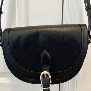 LOFT crossbody saddle bag (black)